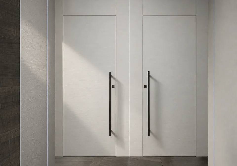 Concealed doors to hotel guest rooms