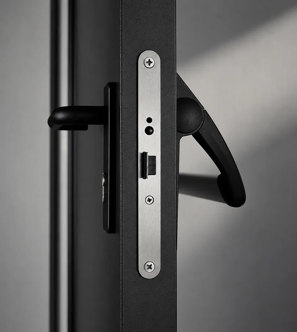 Leaf edge: lock and panic bar